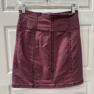 Free People Plum Skirt